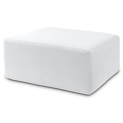 Jaxx Fairlie Couch Ottoman, Oversized Square Foam Coffee Table Ottoman - Premium Faux Leather(19789)