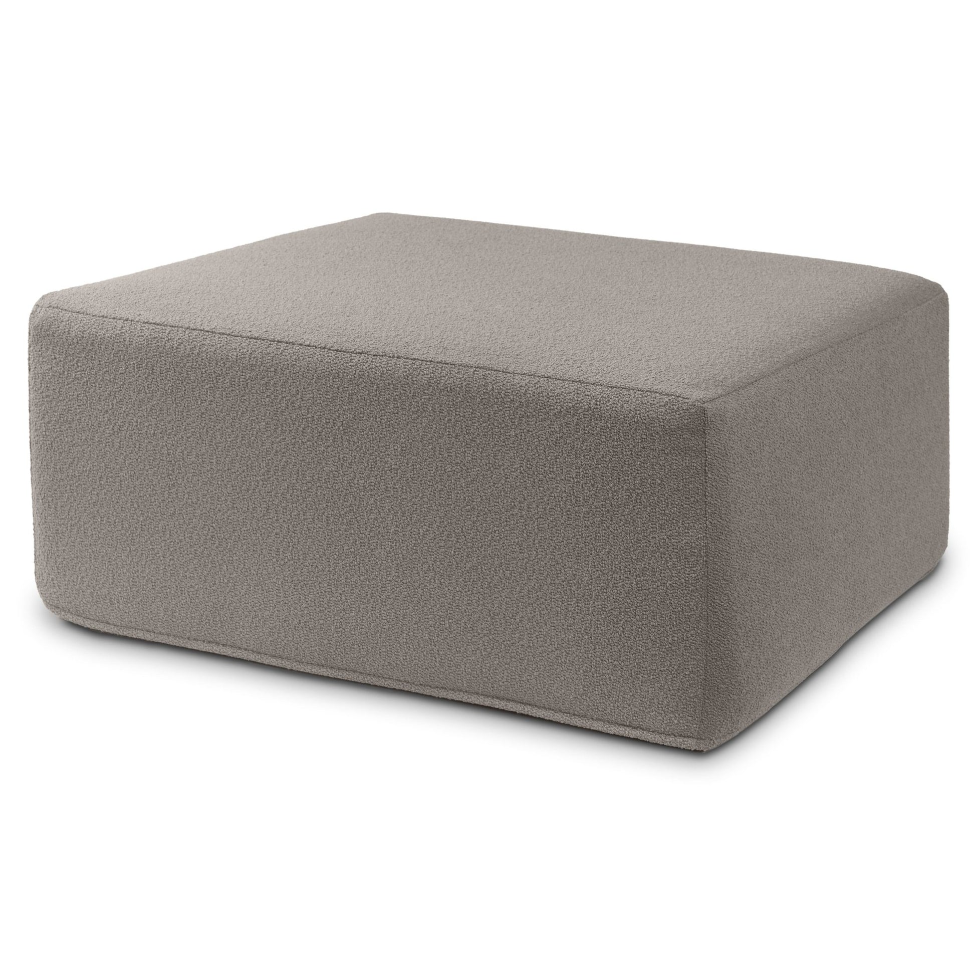 Jaxx Fairlie Couch Ottoman, Oversized Square Foam Coffee Table Ottoman - Premium Faux Leather(19789) - SchoolOutlet