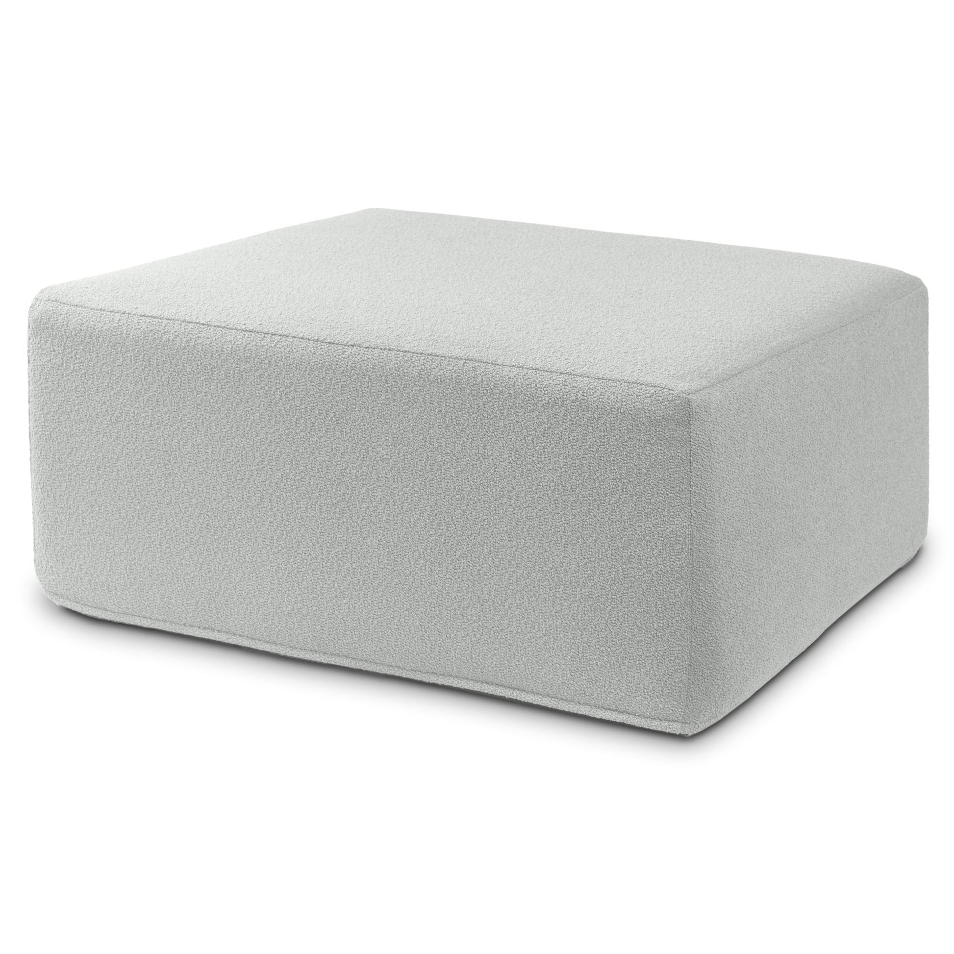 Jaxx Fairlie Couch Ottoman, Oversized Square Foam Coffee Table Ottoman - Premium Faux Leather(19789) - SchoolOutlet