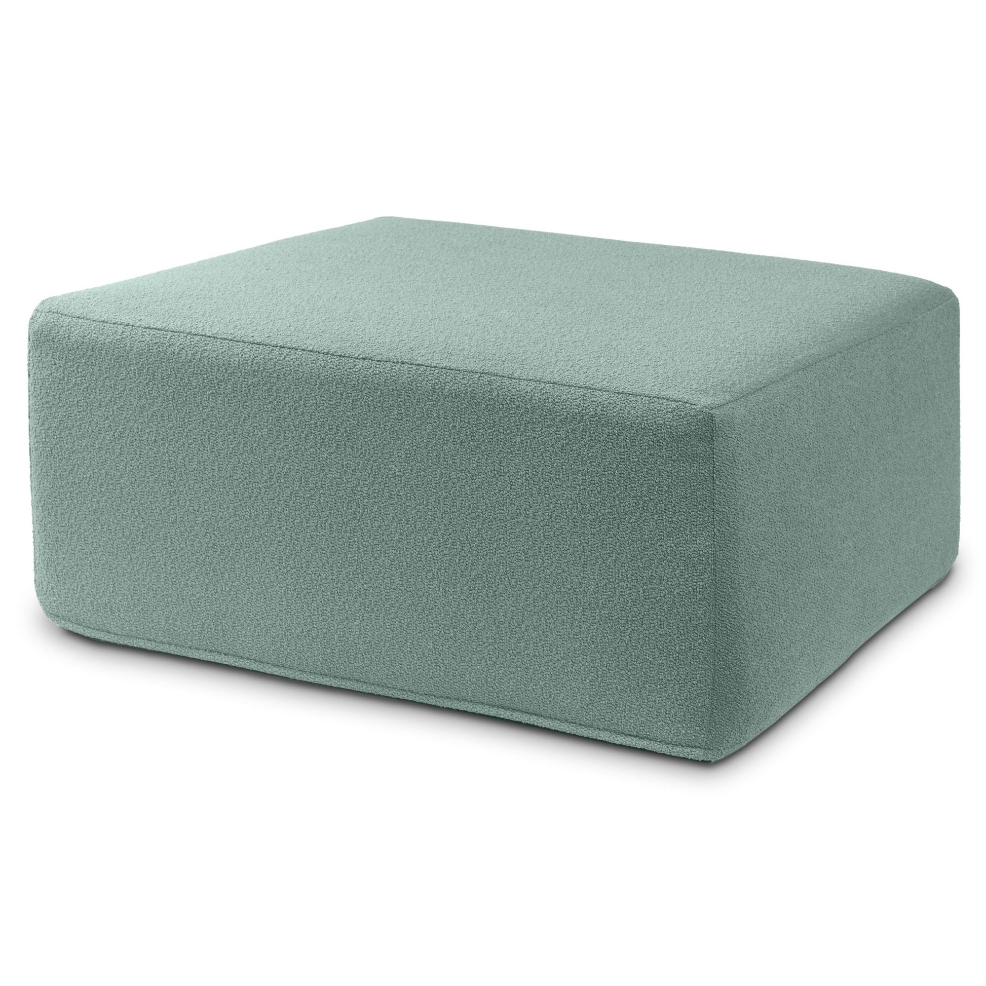 Jaxx Fairlie Couch Ottoman, Oversized Square Foam Coffee Table Ottoman - Premium Faux Leather(19789) - SchoolOutlet