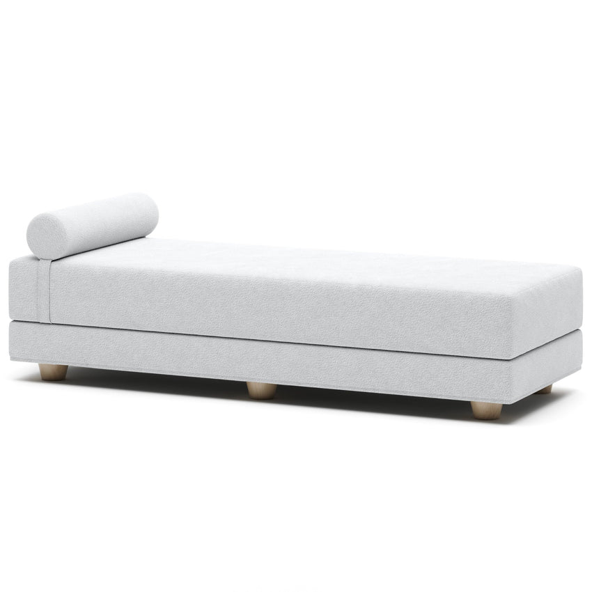 Jaxx Alon Daybed Premium Boucle Fold-Out Sleeper Chaise 30"W x 80"L x 18"H (JAX-20163) - SchoolOutlet