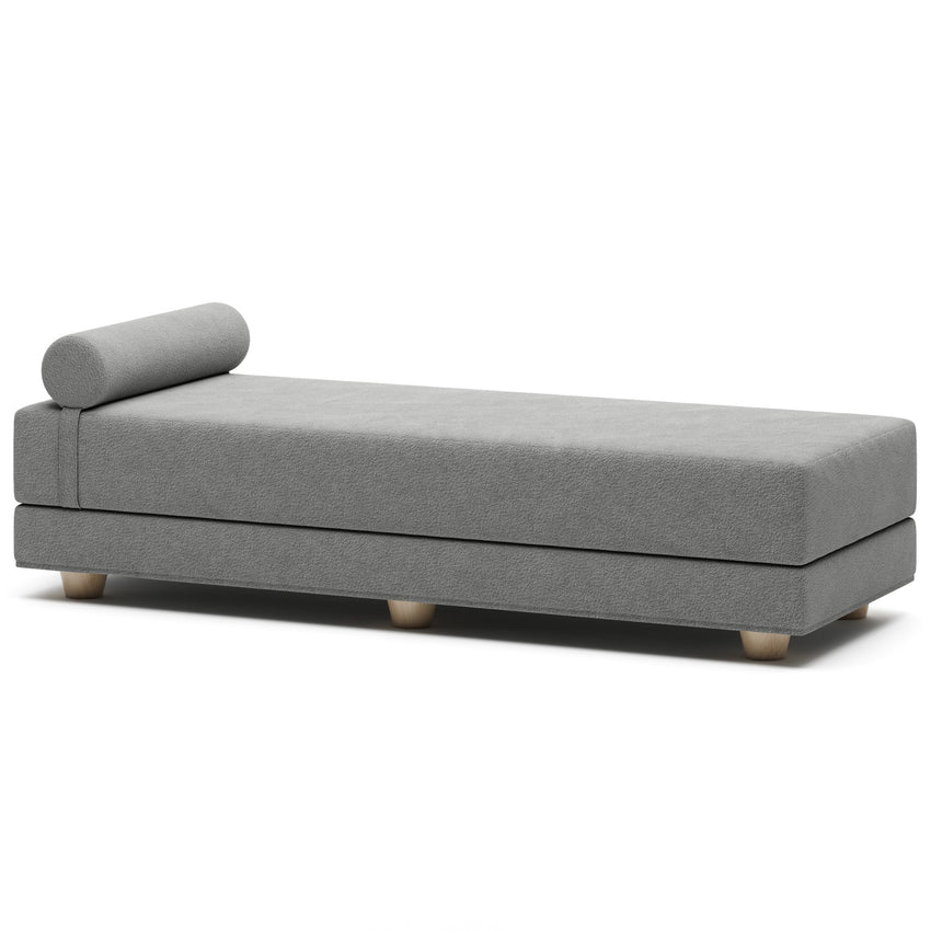 Jaxx Alon Daybed Premium Boucle Fold-Out Sleeper Chaise 30"W x 80"L x 18"H (JAX-20163) - SchoolOutlet