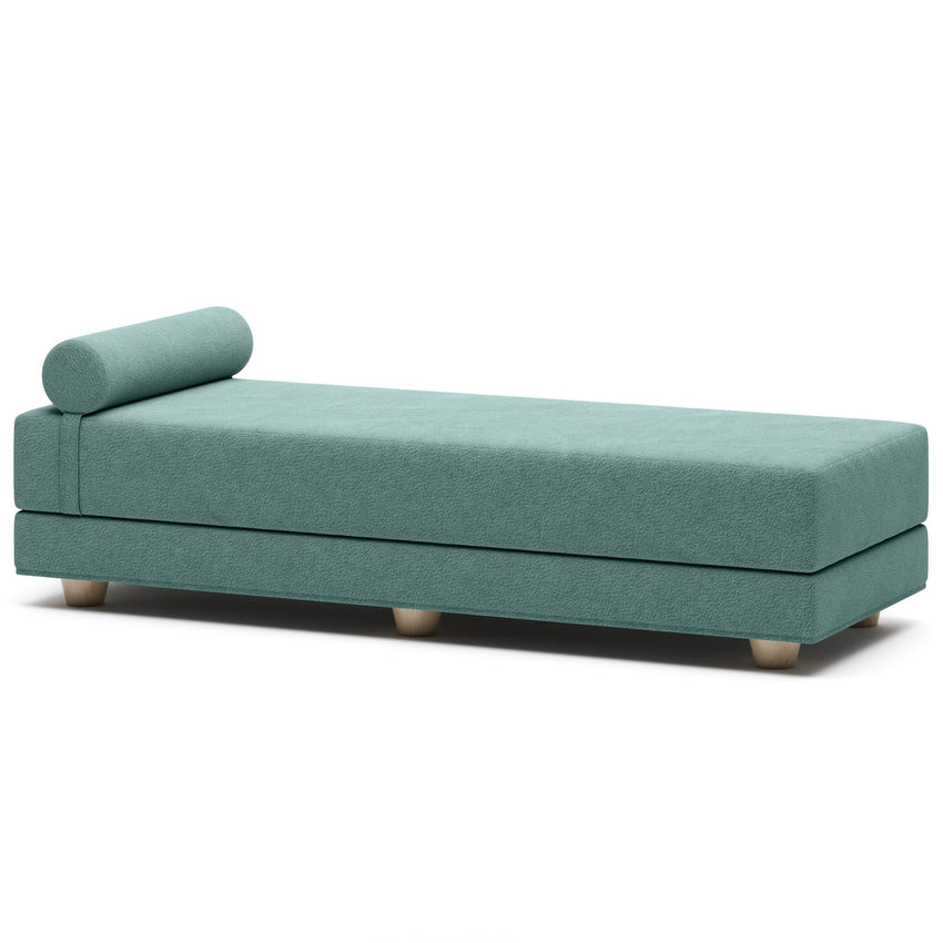 Jaxx Alon Daybed Premium Boucle Fold-Out Sleeper Chaise 30"W x 80"L x 18"H (JAX-20163) - SchoolOutlet