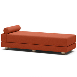 Jaxx Alon Daybed Premium Boucle Fold-Out Sleeper Chaise 30"W x 80"L x 18"H (JAX-20163)