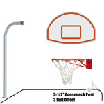 Jaypro Outdoor Basketball System Gooseneck (3 - 1/2