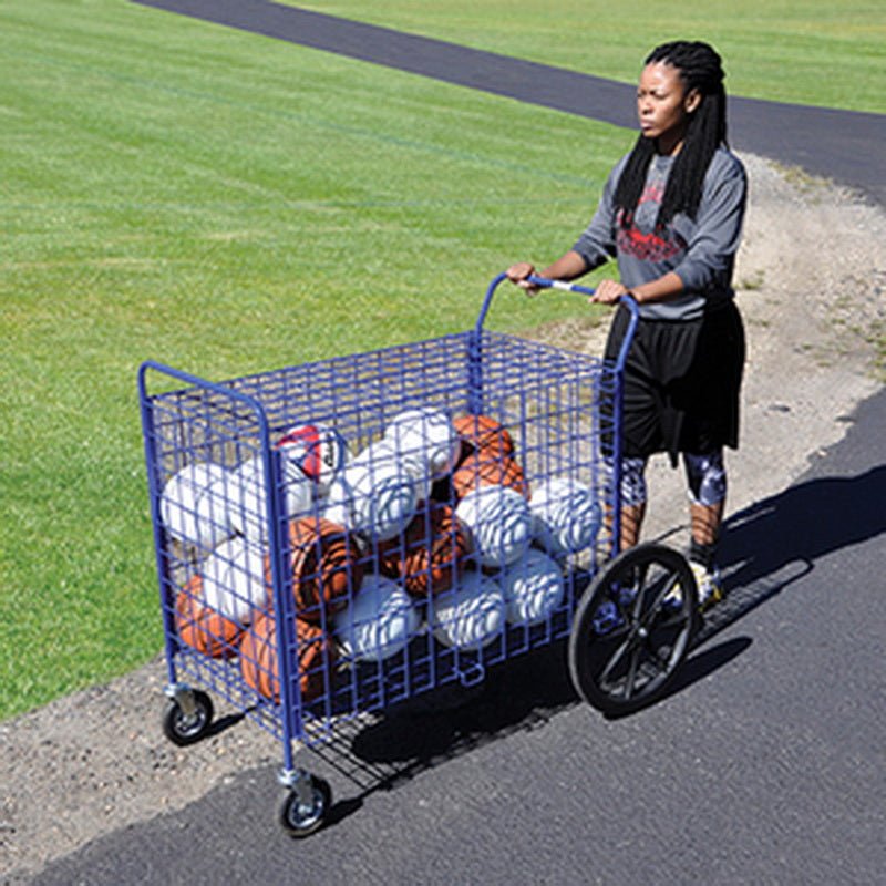 Jaypro Sports Ball Cart - ToteMaster - Field Storage Cart - 48" H x 25" W x 51" D (AT - 10) - SchoolOutlet