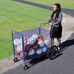 Jaypro Sports Ball Cart - ToteMaster- Field Storage Cart - 48" H x 25" W x 51" D (AT-10)