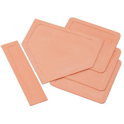Jaypro Sports Baseball & Softball - Throw Down Rubber Base Set- Set of 5 (BB-50)