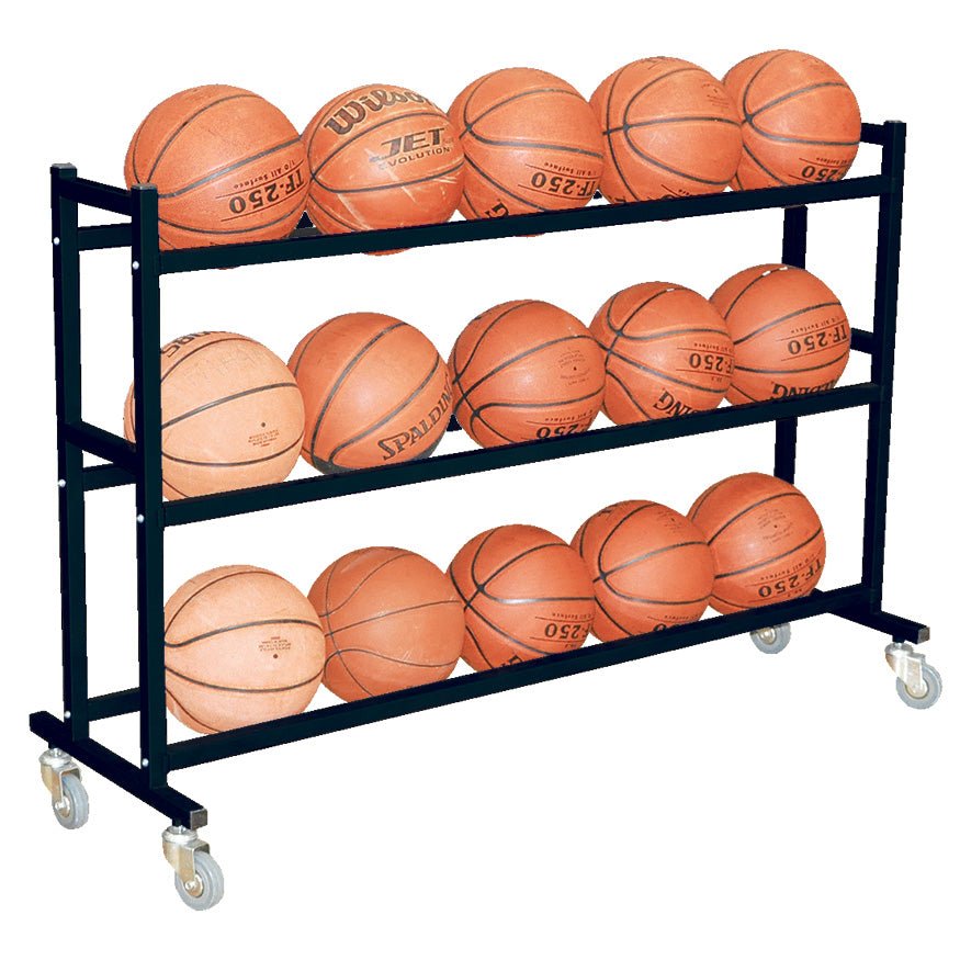Jaypro Sports Ball Cart - Atlas Series Ball Cart, 15 Ball (BBABC - 1) - SchoolOutlet