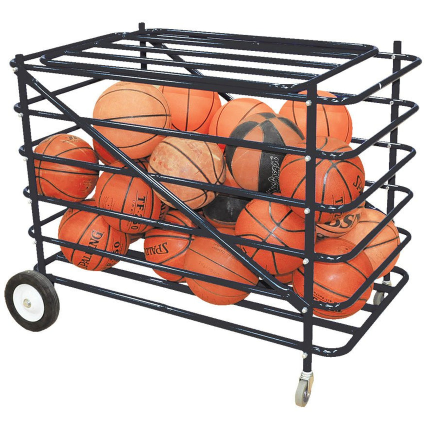 Jaypro Sports Ball Carrier - Atlas Series - Ball Locker & Mesh Hamper - 25+ Balls (BBABL - 2) - SchoolOutlet