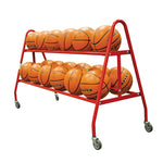 Jaypro Sports Ball Carrier - Deluxe Ball Carrier - Holds 18 Basketballs (BBC - 18XX) - SchoolOutlet