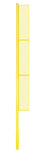 Jaypro Sports Foul Poles - Collegiate 30 ft. - Baseball/Softball - Semi - Permanent, Yellow - Set of 2 (BBCFP - 30) - SchoolOutlet