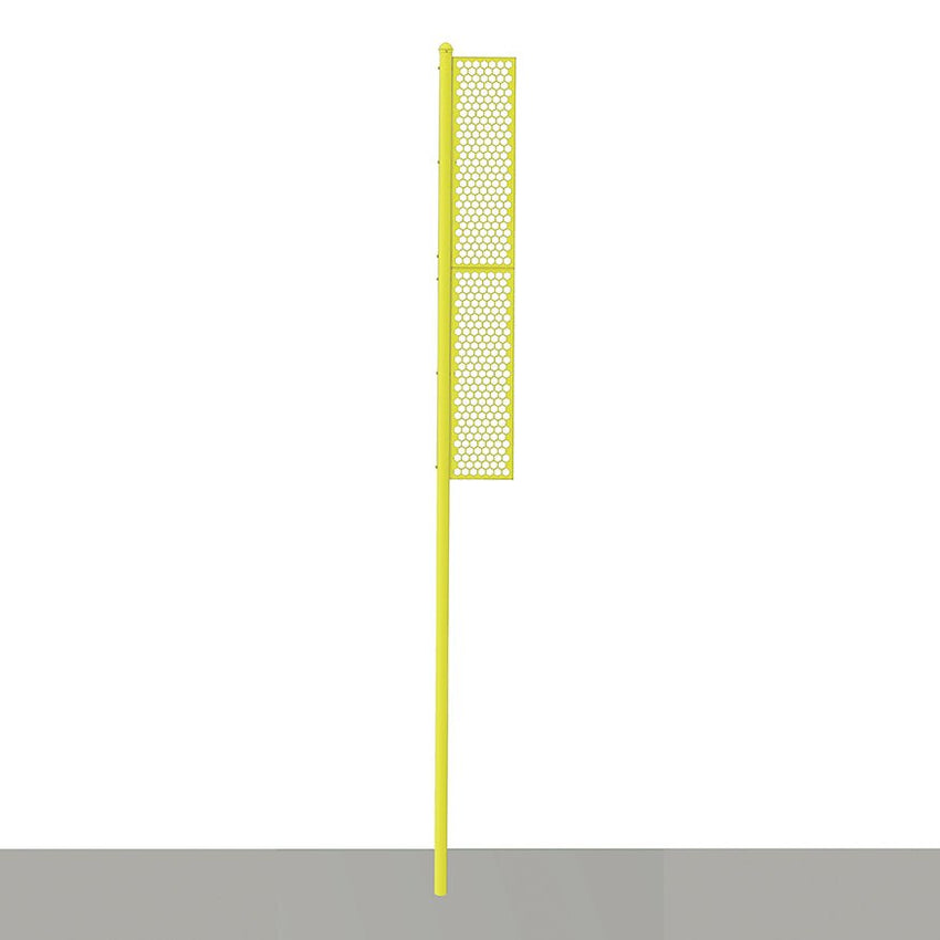 Jaypro Sports Foul Poles - Professional - 20 ft. - Baseball - Yellow - Set of 2 - Semi Permanent (BBFP - 20) - SchoolOutlet