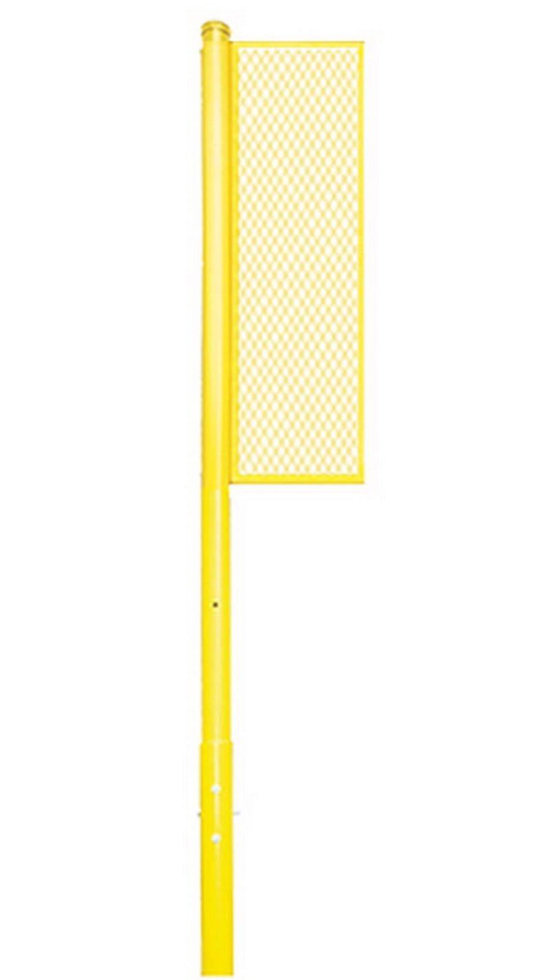Jaypro Sports Foul Poles - Collegiate , 15' H - Baseball/Softball - Semi - Permanent - Yellow - Set of 2 (BBSBFP - 15) - SchoolOutlet