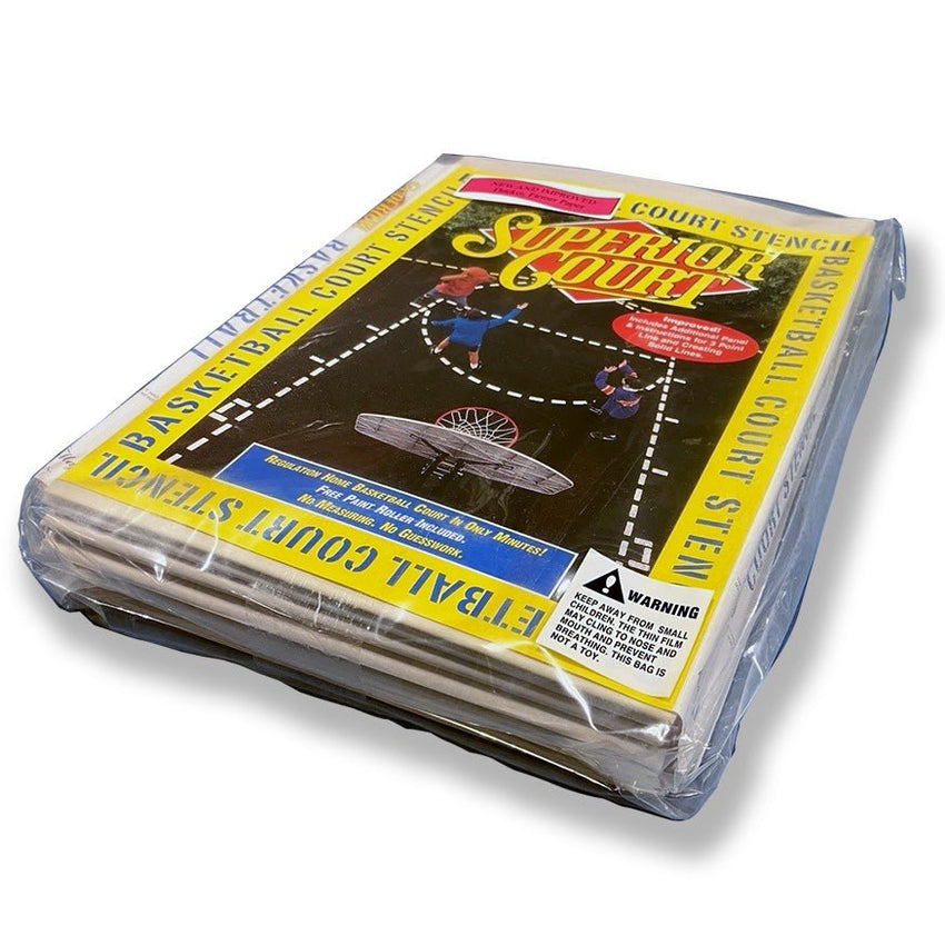 Jaypro Sports Basketball Court - Stencil - Regulation Size (BCS - 1) - SchoolOutlet