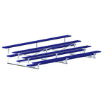 Jaypro Sports Bleacher - 4 Row - Single Foot Plank, Aluminum & Steel Bleachers, Powder Coated - 15' L (BLCH-4PC) - SchoolOutlet