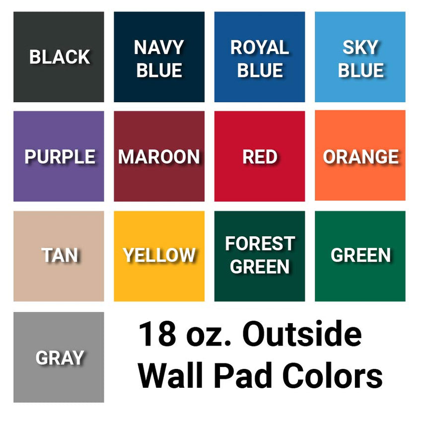 Jaypro Sports Outdoor Field Equipment - Padding - Backstop - 4' H x 8' L - Outdoor (BSP248) - SchoolOutlet
