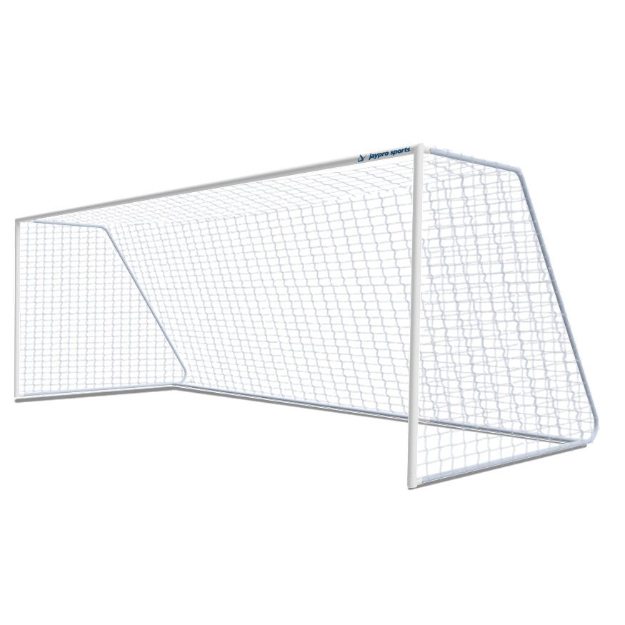 Jaypro Sports Soccer Goal - Classic Club Round Goal - 8' H x 24' W x 4' B x 9' D (CC24S) - SchoolOutlet