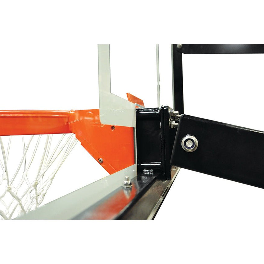 Jaypro Sports Basketball System - Titan Adjustable Series, 5"x 5" Pole with 3 ft. Offset - 60" (CV553B) - SchoolOutlet