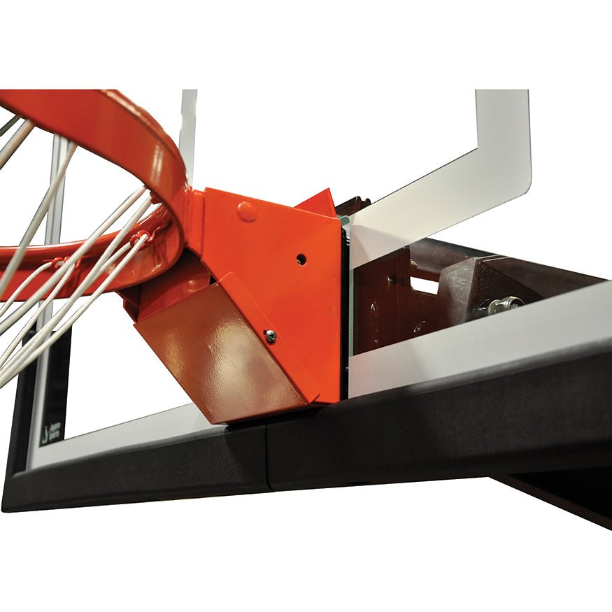 Jaypro Sports Basketball System - Titan Adjustable Series - 6" x 6" Pole with 4 ft. Offset - 72" (CVAC66) - SchoolOutlet