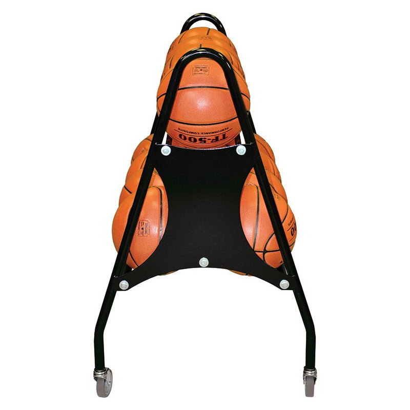 Jaypro Sports Ball Carrier - Premium, 12 Ball - Black (DTBR - 12) - SchoolOutlet