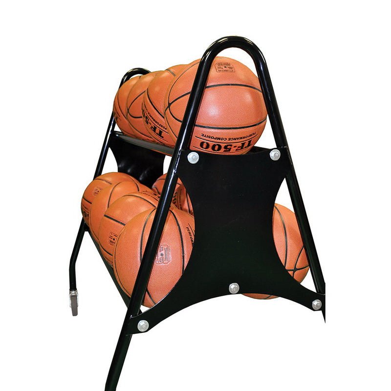 Jaypro Sports Ball Carrier - Premium, 12 Ball - Black (DTBR - 12) - SchoolOutlet