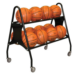 Jaypro Sports Ball Carrier -Premium, 12 Ball - Black (DTBR-12)