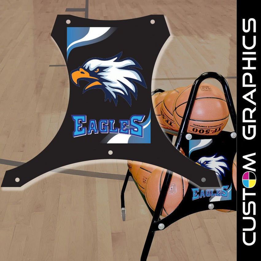 Jaypro Sports Ball Carrier - Custom Graphics, Premium (DTBR - GRAPH) - SchoolOutlet