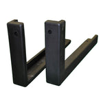 Jaypro Sports Edge Padding Bolt - On, L shaped for Wood/Acrylic Backboards - 48