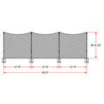 Jaypro Sports Soccer Goal - FieldPro Soccer Net System (FNSB - 65) - SchoolOutlet