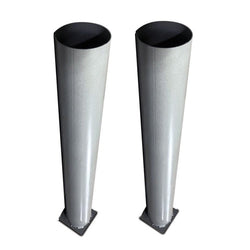 Jaypro Sports Foul Poles - Collegiate, 30' H Pole - Ground Sleeves - Pair ( FPS-30C)