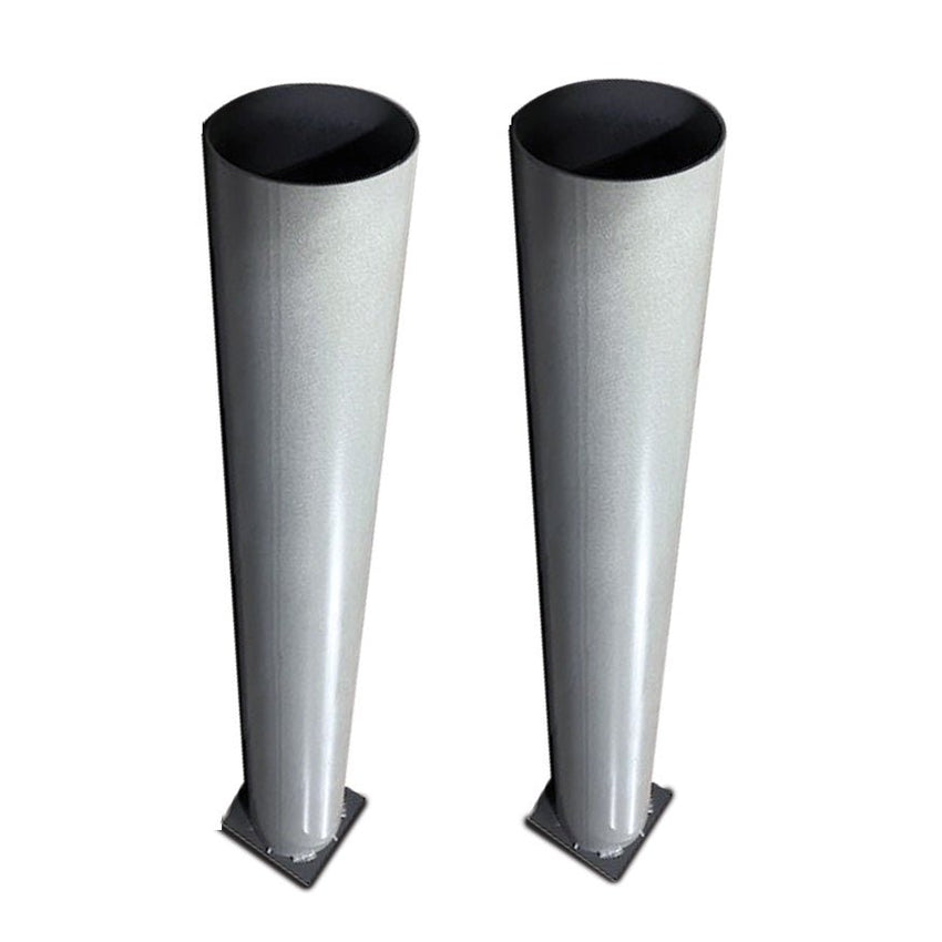 Jaypro Sports Foul Poles - Collegiate, 30' H Pole - Ground Sleeves - Pair ( FPS - 30C) - SchoolOutlet