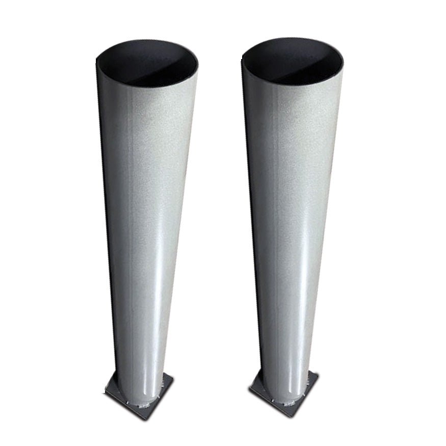 Jaypro Sports Foul Poles - Professional, 40' H Pole - Ground Sleeves - Pair ( FPS - 40) - SchoolOutlet