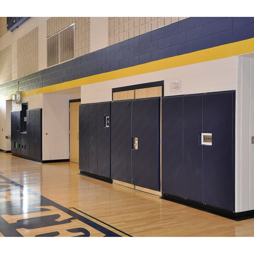 Jaypro Sports Wall Padding - Wall Padding - 2' x 6', WallGuard Fire Rated - 1" Lip Top & Bottom (JWP - A - 26) - SchoolOutlet