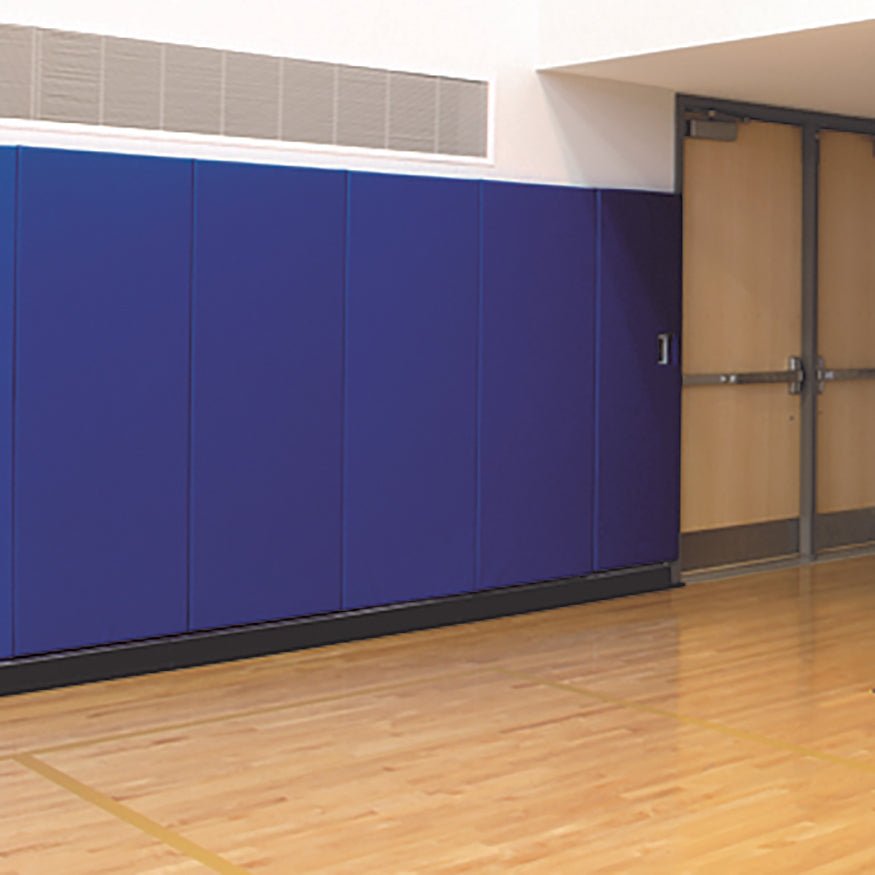 Jaypro Sports Wall Padding - Wall Padding - 2' x 6', WallGuard Fire Rated - 1" Lip Top & Bottom (JWP - A - 26) - SchoolOutlet