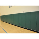 Jaypro Sports Wall Padding - Wall Padding - 2' x 6', WallGuard Fire Rated - Z - Clip Top & Lip Bottom (JWP - A - 26Z) - SchoolOutlet