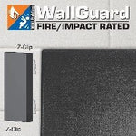 Jaypro Sports Wall Padding - WallGuard Fire/Impact Rated - 2' x 6', Z - Clip Top & Lip Bottom (JWP - AI - 26Z) - SchoolOutlet
