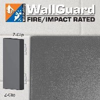 Jaypro Sports Wall Padding - WallGuard Fire/Impact Rated - 2' x 6', Z - Clip Top & Lip Bottom (JWP - AI - 26Z) - SchoolOutlet