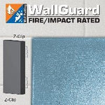Jaypro Sports Wall Padding - WallGuard Fire/Impact Rated - 2' x 6', Z - Clip Top & Lip Bottom (JWP - AI - 26Z) - SchoolOutlet