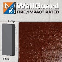 Jaypro Sports Wall Padding - WallGuard Fire/Impact Rated - 2' x 6', Z - Clip Top & Lip Bottom (JWP - AI - 26Z) - SchoolOutlet