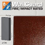 Jaypro Sports Wall Padding - WallGuard Fire/Impact Rated - 2' x 6', Z - Clip Top & Lip Bottom (JWP - AI - 26Z) - SchoolOutlet