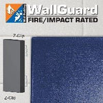 Jaypro Sports Wall Padding - WallGuard Fire/Impact Rated - 2' x 6', Z - Clip Top & Lip Bottom (JWP - AI - 26Z) - SchoolOutlet