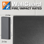 Jaypro Sports Wall Padding - WallGuard Fire/Impact Rated - 2' x 6', Z - Clip Top & Lip Bottom (JWP - AI - 26Z) - SchoolOutlet