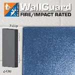 Jaypro Sports Wall Padding - WallGuard Fire/Impact Rated - 2' x 6', Z - Clip Top & Lip Bottom (JWP - AI - 26Z) - SchoolOutlet