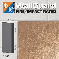 Jaypro Sports Wall Padding - WallGuard Fire/Impact Rated - 2' x 6', Z - Clip Top & Lip Bottom (JWP - AI - 26Z) - SchoolOutlet