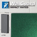 Jaypro Sports Wall Padding - WallGuard Impact Rated - 2' x 6', Z - Clip Top & Lip Bottom (JWP - I - 26Z) - SchoolOutlet