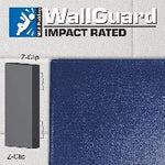 Jaypro Sports Wall Padding - WallGuard Impact Rated - 2' x 6', Z - Clip Top & Lip Bottom (JWP - I - 26Z) - SchoolOutlet