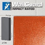 Jaypro Sports Wall Padding - WallGuard Impact Rated - 2' x 6', Z - Clip Top & Lip Bottom (JWP - I - 26Z) - SchoolOutlet
