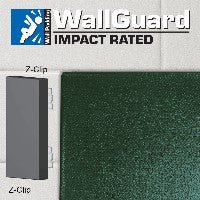Jaypro Sports Wall Padding - WallGuard Impact Rated - 2' x 6', Z - Clip Top & Bottom (JWP - I - 26ZZ) - SchoolOutlet