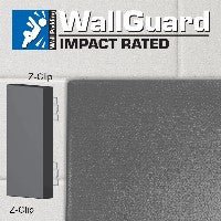 Jaypro Sports Wall Padding - WallGuard Impact Rated - 2' x 6', Z - Clip Top & Bottom (JWP - I - 26ZZ) - SchoolOutlet